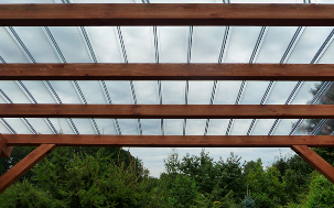 Polycarbonate-Roofed Carport