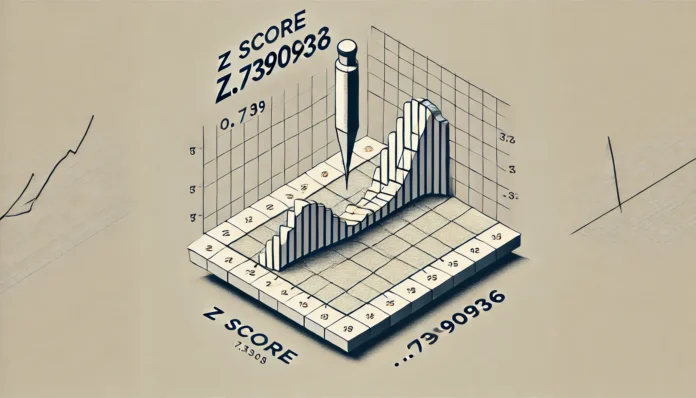 Z score for .7390936